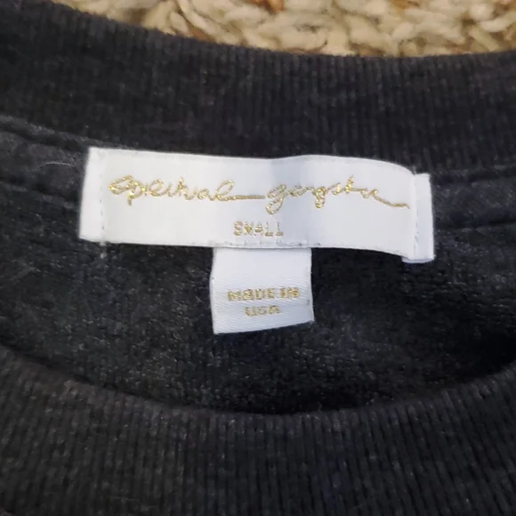 Spiritual Gangster Stars Cropped Sweatshirt S - Picture 3 of 4